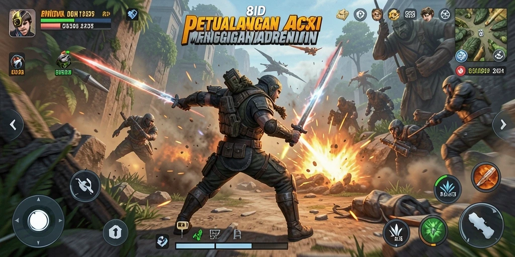 Gameplay seru dengan grafis memukau di 8ID.