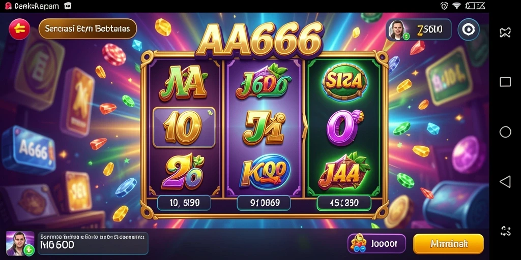 Gameplay mengasyikkan dari AA666 yang menghadirkan slot dengan fitur menarik.