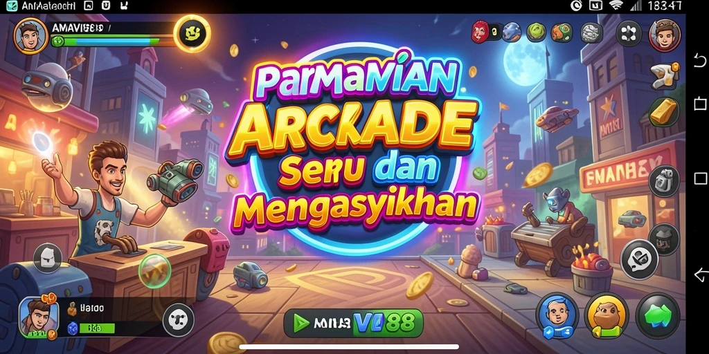 Gameplay seru AMAVI88 dengan beragam tantangan Arcade.