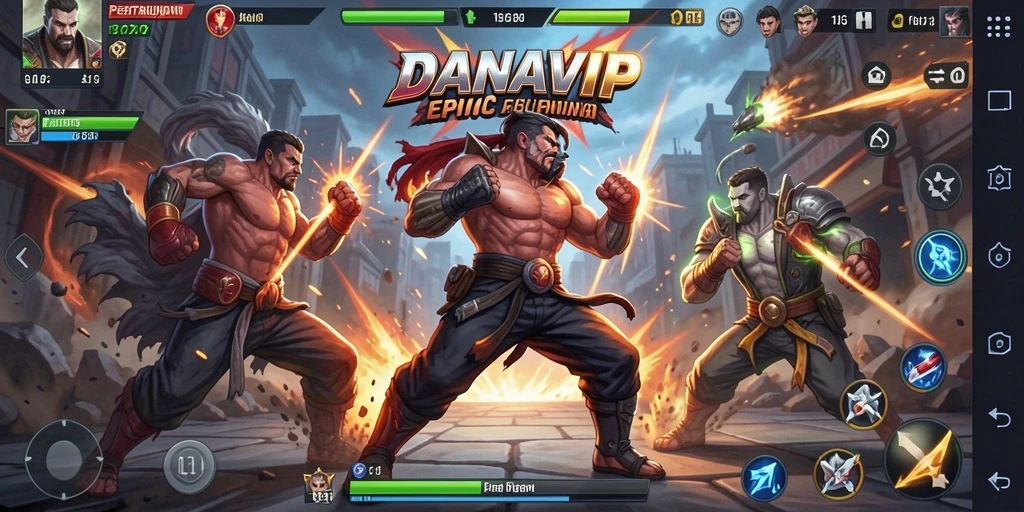 Gameplay mengesankan dan pertarungan seru di DANAVIP.