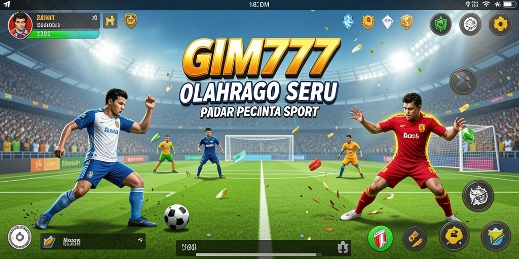 Tangkapan layar GIM777 menampilkan aksi seru dalam permainan olahraga.