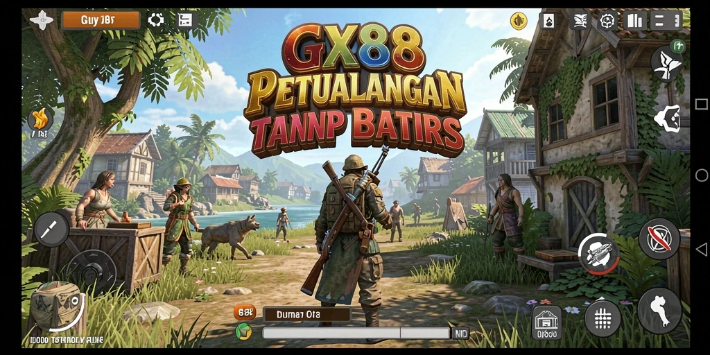 Tampilan gameplay GX88 yang menakjubkan dan penuh petualangan.