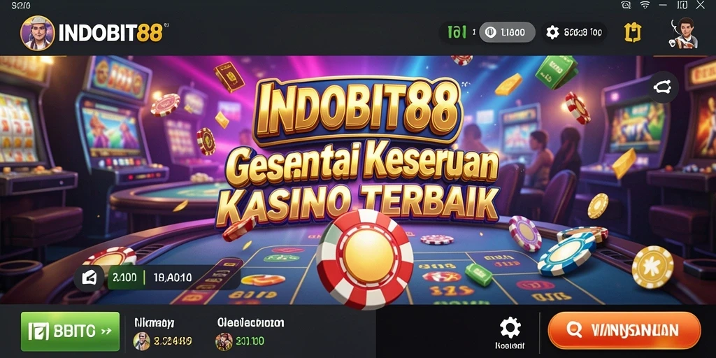 Tampilan gameplay Kasino yang seru dan menegangkan di INDOBIT88.