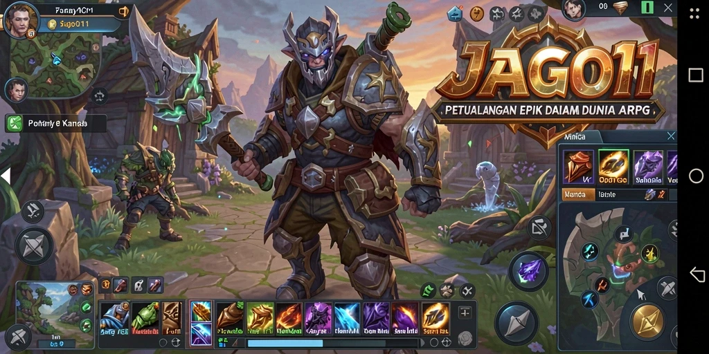 Screenshot JAGO11 menampilkan aksi seru dalam pertempuran ARPG.