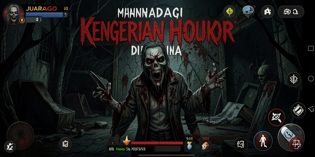 Tampilkan gameplay JUARAGO yang mendebarkan dan penuh ketegangan.