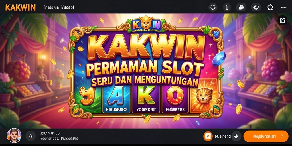 Tangkapan layar gameplay KAKWIN yang menunjukkan suasana permainan slot yang seru.