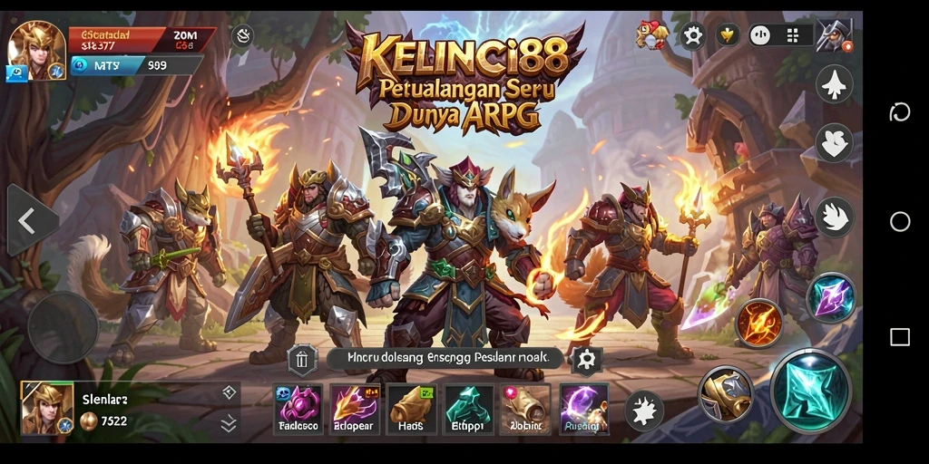 Tampilan gameplay ARPG yang seru dan dinamis.
