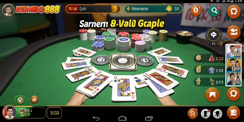 Tampilan gameplay seru dan interaktif di KOMBO88.