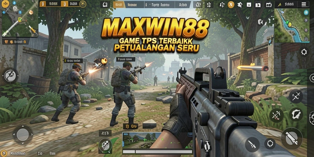Tangkapan layar menunjukkan aksi seru dalam gameplay TPS.