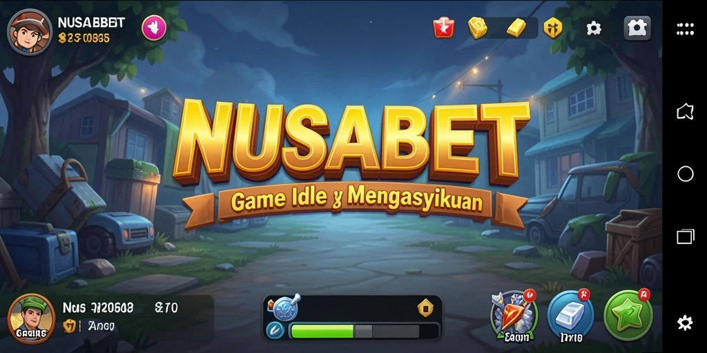 Tangkapan layar NUSABET menunjukkan gameplay yang santai dan menarik.