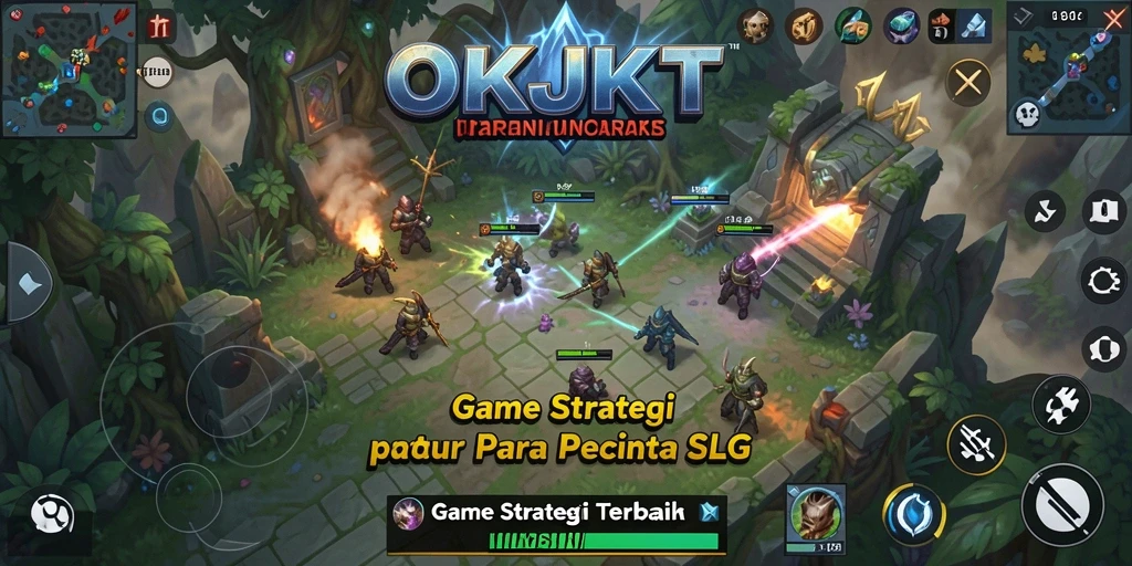 Tampilan menarik di gameplay OKJKT dengan fitur SLG yang menantang.