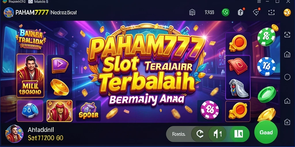 Tampilan menarik gameplay Slot PAHAM777 dengan berbagai fitur.