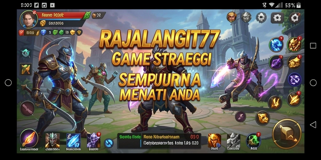 Tampilan menarik dari gameplay RAJALANGIT77 yang mendebarkan.