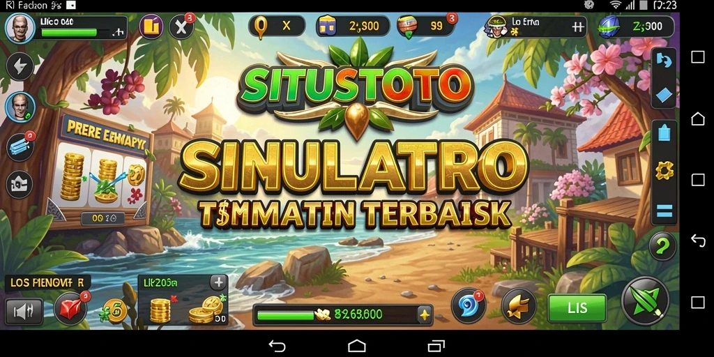 Tangkapan layar gameplay SITUSTOTO yang menunjukkan dunia virtual yang mengesankan.