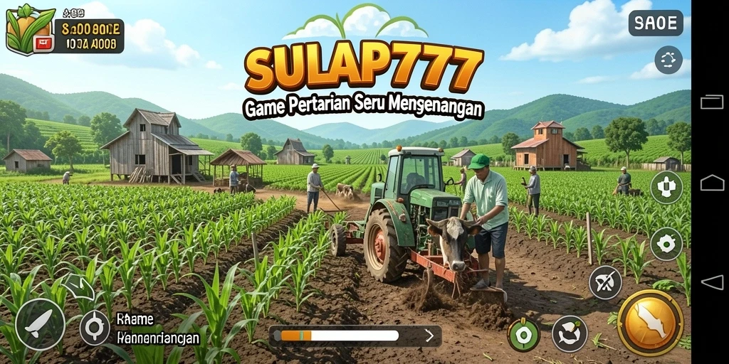 Tangkapan layar utama SULAP777 menampilkan gameplay pertanian yang menarik.