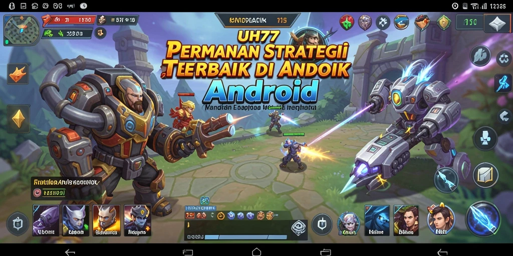 Tampilan aksi pertempuran yang mendebarkan dalam gameplay SLG.