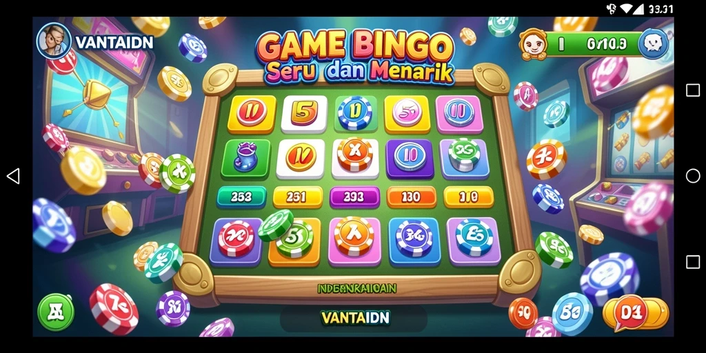 Tampilan gameplay Bingo yang seru di VANTAIDN.